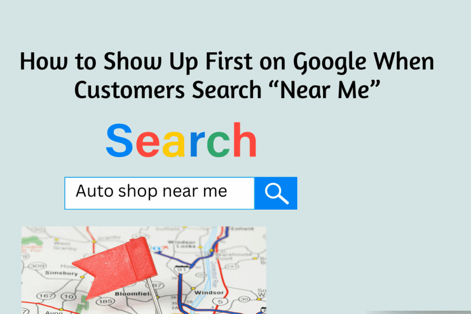 how to get on top with "near me" searches