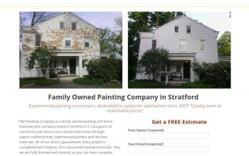web design For F and f painting